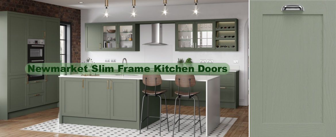 Newmarket Reed Green Kitchen doors
