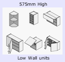 Bespoke Low Wall Units (575 High)