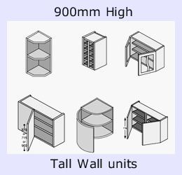 Bespoke Tall Wall Units (900 High)