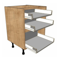 3 Drawer Base units ( 2S &plus; 1 Pan )