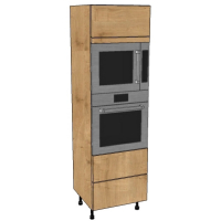 Single Oven & Microwave Housing 2 Pan Drawers (1970 high)