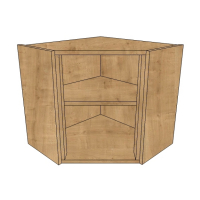 600mm Diagonal Corner Wall Unit