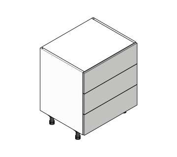 600mm 3 Drawers Bedroom Cabinet