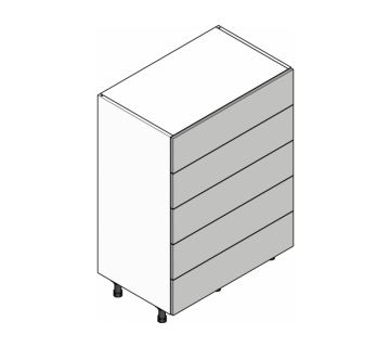800mm 5 Drawers Tallboy Cabinet