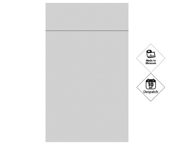 Zurfiz Super-Matt Light Grey Doors