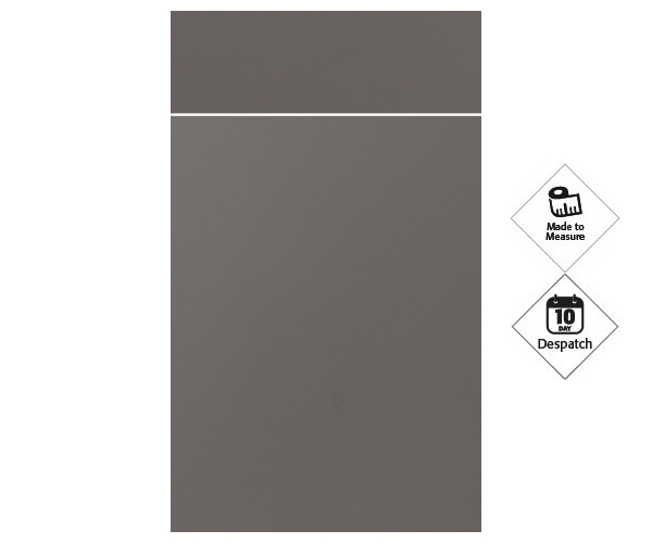 Zurfiz Super-Matt Dark Taupe Doors