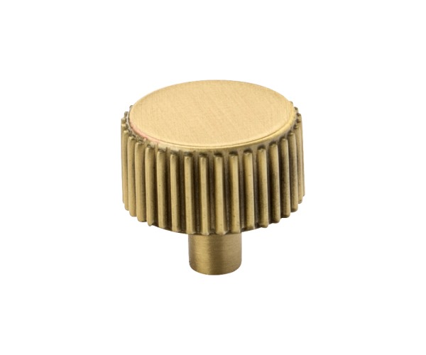 Barrington Knob | Brushed Satin Brass