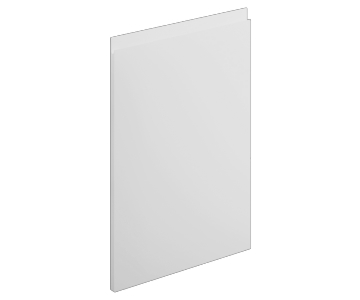 Lucente Matt Light Grey Handleless Doors