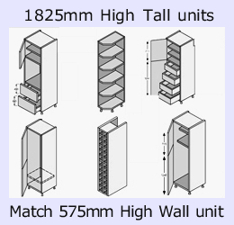 Bespoke Tall Units (1825mm High)