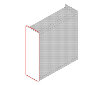 Vivo Wall Tall end Panels