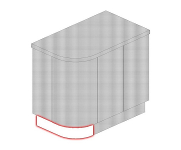 Vivo Curved Plinth