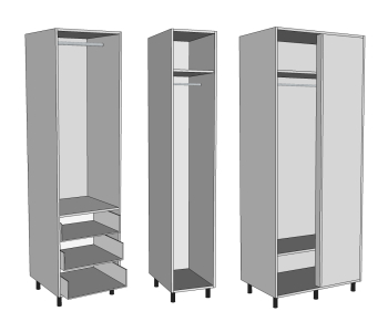Wardrobe cabinets range