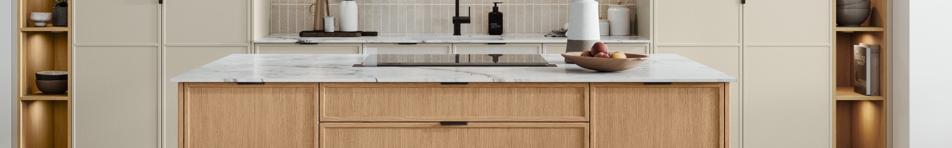 Regent Micro Shaker Timber kitchen doors Banner