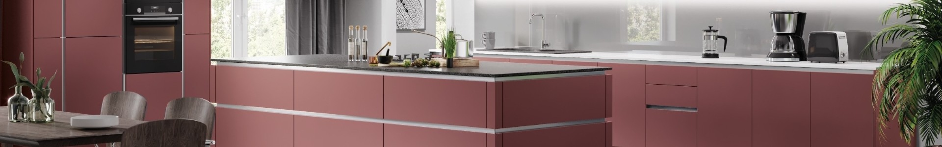 Vivo Slab Painted kitchen doors Banner