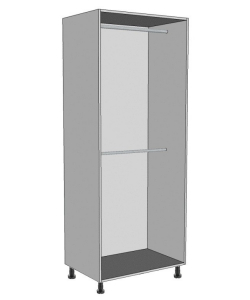 Double Wardrobe Double Hanging (no shelf)