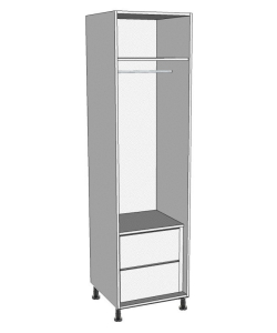 Single Wardrobe Single hanging with 2 Internal drawers