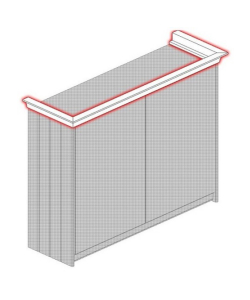 Windsor tangent cornice