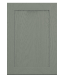 Newmarket Reed Green slim frame kitchen doors