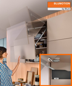 BLUM Aventos HF Bi-fold lift set (Dark Grey)