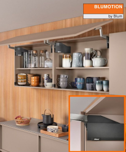 AVENTOS HS up & over lift set, Dark Grey