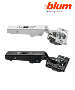 110&deg; Clip top BLUMOTION hinge & plate set (Overlay)