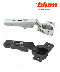 110&deg; Clip top Standard hinge & plate set (Overlay)
