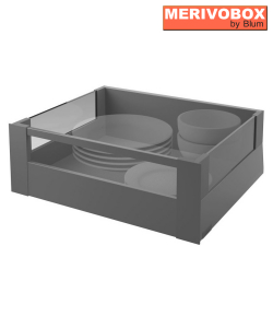 Merivobox E height BOXCOVER Inner Drawer (192mm) Smoked Glass