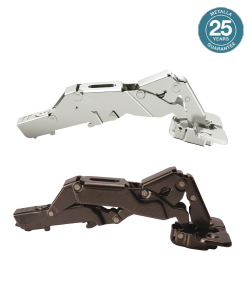 155&deg; Quick fixing Metalla 310 Hinge & plate set (Overlay)