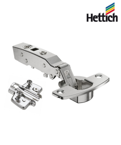 Sensy`s 110&deg; Soft Close Hinge & plate set, Nickel Plated