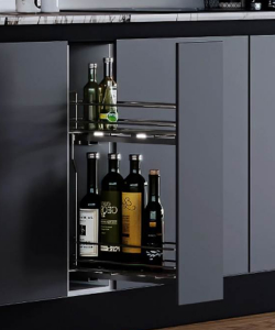 SLIDING Bottle Pull Out for 200mm Base Unit