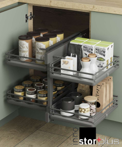 Universal Blind Corner Optimiser - 900mm (450 Door)
