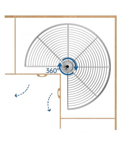 Carousel Systems for 900mm L Shape Corner Base unit