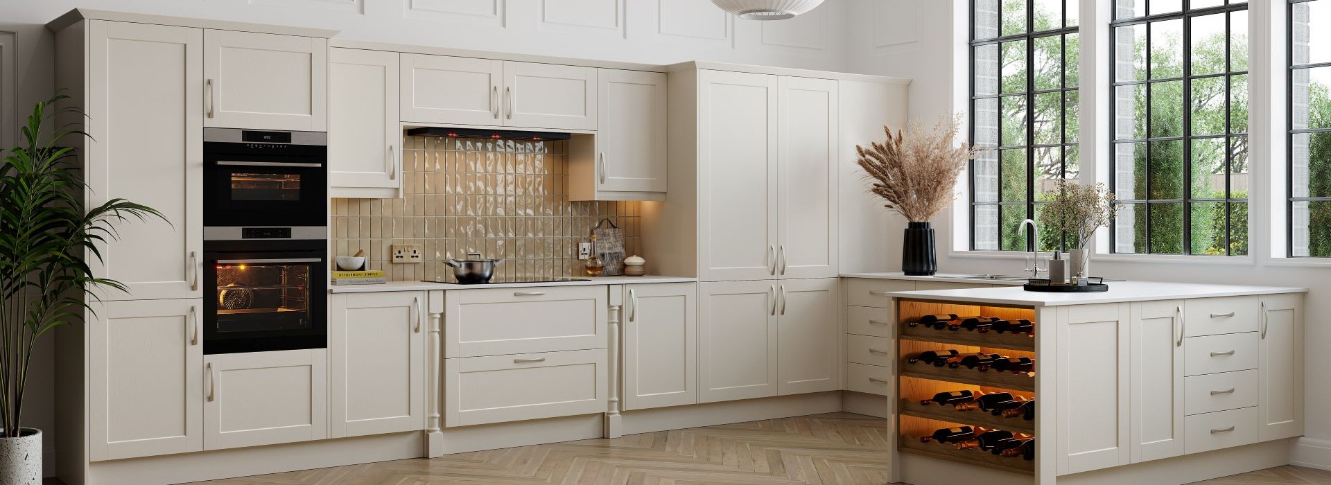 Rydal Porcelain Shaker Kitchen Doors