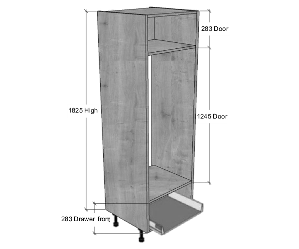 Fridge/Freezer Housing Dimensions
