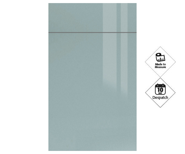Zurfiz Ultra-Gloss Metallic Blue Doors
