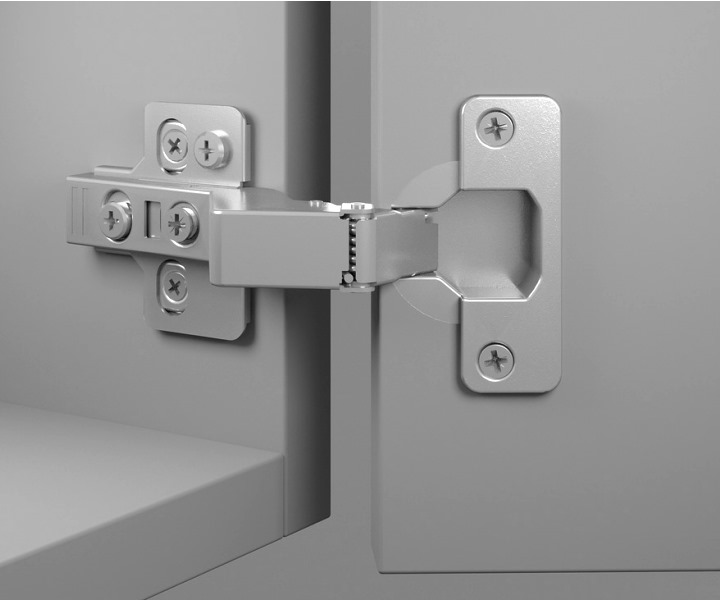 Metalla 110° Hinges for 45° Angle cabinets fitted