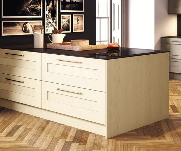 Wilton Oakgrain Cream Island